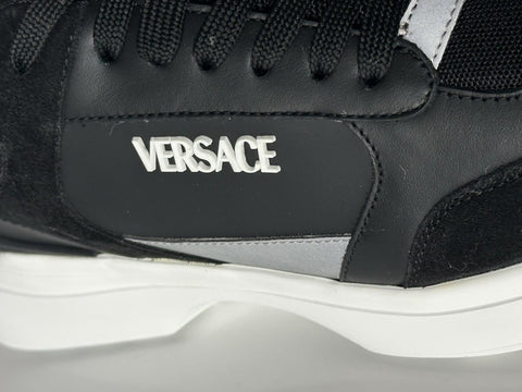 Versace Medusa Men’s Black Sneakers 13 US (46 Euro) 1011942 IT NIB