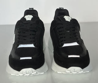 Versace Medusa Men’s Black Sneakers 13 US (46 Euro) 1011942 IT NIB