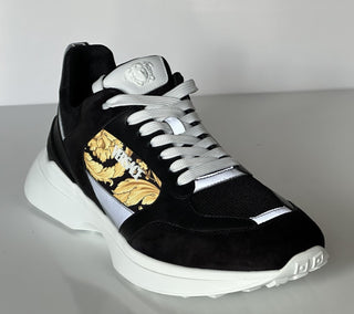 Versace Medusa Men’s Black/Gold Sneakers 12 US (45 Euro) 1011942 IT NIB $900