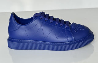 Versace Medusa Head Men’s Royal Blue Leather Sneakers 9 US (42 Euro) 1012444 NIB