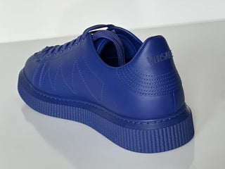 Versace Medusa Head Men’s Royal Blue Leather Sneakers 9 US (42 Euro) 1012444 NIB