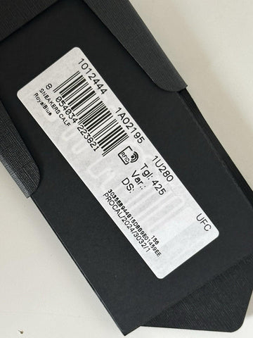 Versace Medusa Head Men’s Royal Blue Leather Sneakers 9.5 US (42.5) 1012444 NIB