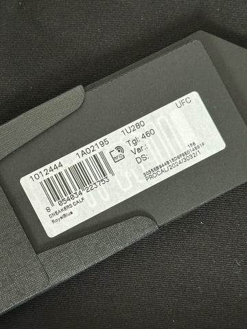 Versace Medusa Head Men’s Royal Blue Leather Sneakers 13 US (46) 1012444 NIB