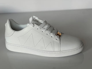 Versace Medusa Women's White Leather Sneakers 8 US (38 Euro) 1016935 NIB