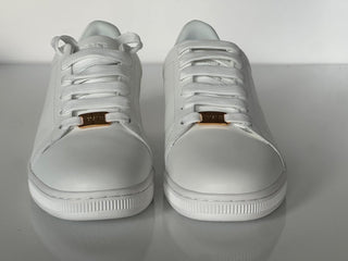 Versace Medusa Women's White Leather Sneakers 8 US (38 Euro) 1016935 NIB