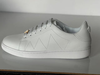 Versace Medusa Women's White Leather Sneakers 9 US (39 Euro) 1016935 NIB
