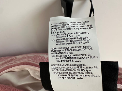 Versace Medusa Print Wool Pillow Cushion Rose 23.6” x 23.6” 1012278 IT NWT $925