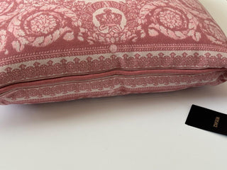 Versace Medusa Print Wool Pillow Cushion Rose 23.6” x 23.6” 1012278 IT NWT $925