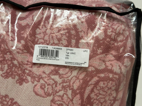 Versace Medusa Print Wool Pillow Cushion Rose 23.6” x 23.6” 1012278 IT NWT $925