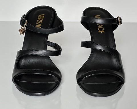 Versace Leather Pump Shoes Sandals Black 9.5 US (39.5) 1018537 Spain NIB $1100