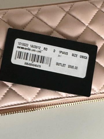 Versace Gold Medusa Quilted Leather Mini Soft Pink Shoulder Bag 1019223 NWT