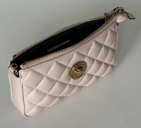 Versace Gold Medusa Quilted Leather Mini Soft Pink Shoulder Bag 1019223 NWT