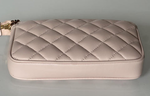 Versace Gold Medusa Quilted Leather Mini Soft Pink Shoulder Bag 1019223 NWT