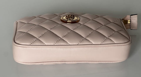 Versace Gold Medusa Quilted Leather Mini Soft Pink Shoulder Bag 1019223 NWT