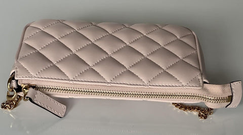 Versace Gold Medusa Quilted Leather Mini Soft Pink Shoulder Bag 1019223 NWT