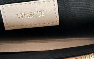Versace Gold Medusa Quilted Leather Mini Soft Pink Shoulder Bag 1019223 NWT