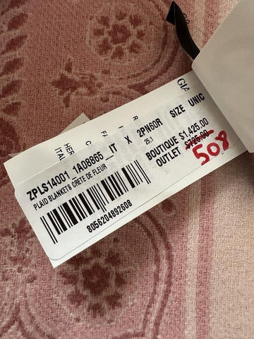 Versace Medusa Flowery Wool/Cashmere Pink Blanket IT 52”x52” ZPLS14001 NIB $1425