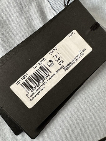 Versace Medusa Print Light Blue Cotton Jersey T-Shirt L 1011861 NWT $550