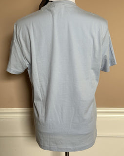Versace Medusa Print Light Blue Cotton Jersey T-Shirt L 1011861 NWT $550
