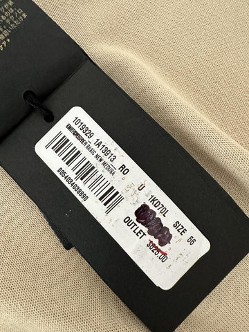 Versace Medusa Lightweight Light Sand Knit Polo Sweater 56 Euro 1019329