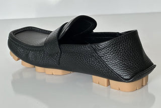 Bottega Veneta Men’s Leather Shore Loafer Shoes Black 9 US (42) 786809 NIB $990