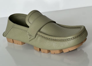 Bottega Veneta Leather Shore Loafer Shoes Travertine 11 US (44) 786809 NIB $990