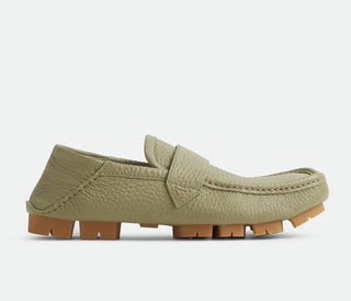 Bottega Veneta Leather Shore Loafer Shoes Travertine 12 US (45) 786809 NIB $990