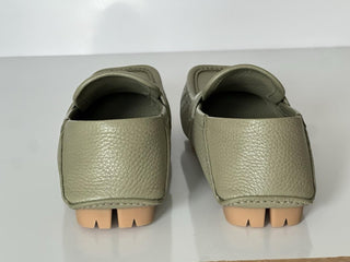 Bottega Veneta Leather Shore Loafer Shoes Travertine 12 US (45) 786809 NIB $990