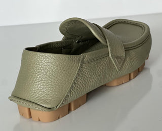 Bottega Veneta Leather Shore Loafer Shoes Travertine 12 US (45) 786809 NIB $990