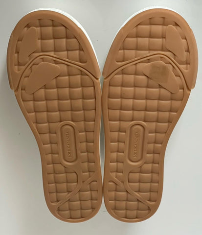 Bottega Veneta Rubber Sole Canvas Optic White Sneakers 10 US 741360 NIB $900