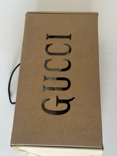 Gucci Men GG Logo Sneakers Black 14.5 US (14 Gucci) 628709 IT NIB $850