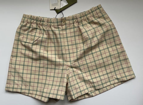 Gucci Mens Drawstring Short Pants Milk/Green Size 32 US/48 Eu 742783 NWT $890