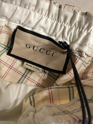 Gucci Mens Drawstring Short Pants Milk/Green Size 32 US/48 Eu 742783 NWT $890