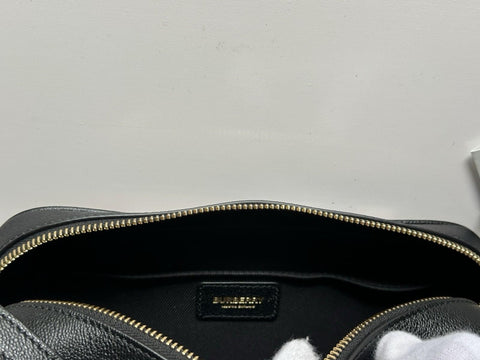 Burberry Manzoni Large Camera Bag Black With IP Check 8114067 Italy NWT $1350