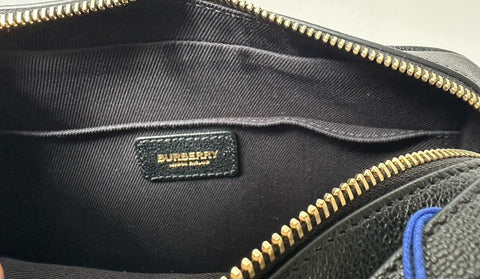 Burberry Manzoni Large Camera Bag Black With IP Check 8114067 Italy NWT $1350