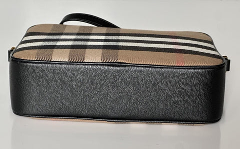 Burberry Manzoni Large Camera Bag Black With IP Check 8114067 Italy NWT $1350