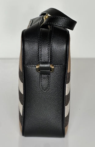 Burberry Manzoni Large Camera Bag Black With IP Check 8114067 Italy NWT $1350