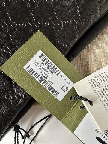 Gucci Women’s Leather GG Thin Width Belt Beige/Brown 110/44 409417 NWT