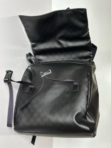 Gucci Interlocking G Leather Backpack Black Italy 779812 NWT $2350