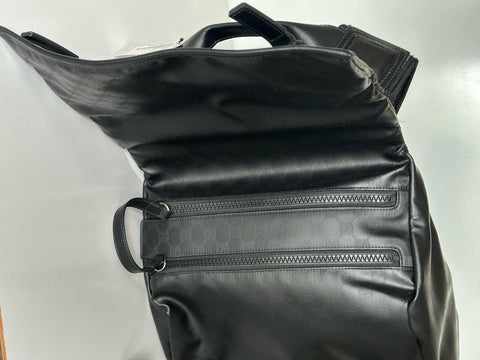 Gucci Interlocking G Leather Backpack Black Italy 779812 NWT $2350