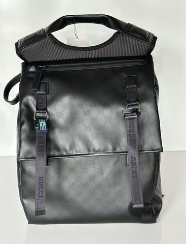 Gucci Interlocking G Leather Backpack Black Italy 779812 NWT $2350