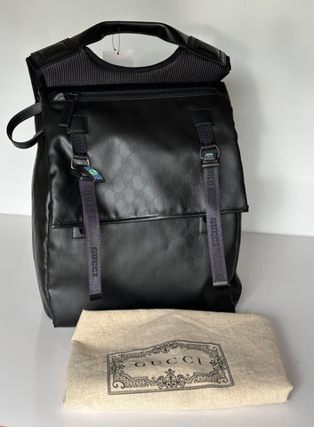 Gucci Interlocking G Leather Backpack Black Italy 779812 NWT $2350