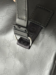 Gucci Interlocking G Leather Backpack Black Italy 779812 NWT $2350