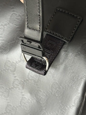 Gucci Interlocking G Leather Backpack Black Italy 779812 NWT $2350