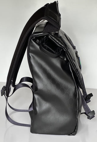 Gucci Interlocking G Leather Backpack Black Italy 779812 NWT $2350