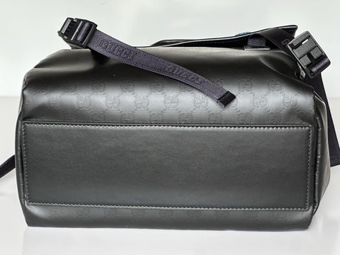 Gucci Interlocking G Leather Backpack Black Italy 779812 NWT $2350