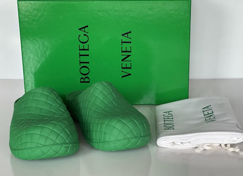 Bottega Veneta Rubber Green Beebee Sandals Clogs 12 US (45 Euro) 741339 NIB $600