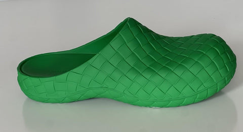Bottega Veneta Rubber Green Beebee Sandals Clogs 12 US (45 Euro) 741339 NIB $600
