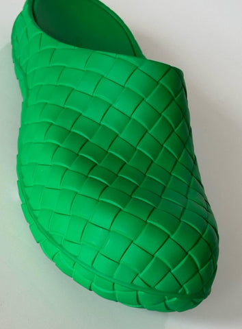 Bottega Veneta Rubber Green Beebee Sandals Clogs 12 US (45 Euro) 741339 NIB $600