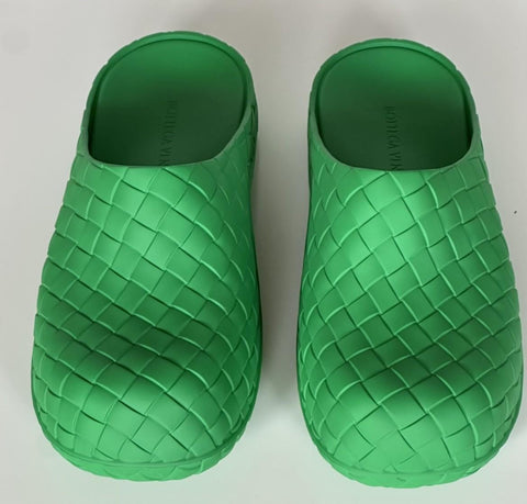 Bottega Veneta Rubber Green Beebee Sandals Clogs 12 US (45 Euro) 741339 NIB $600